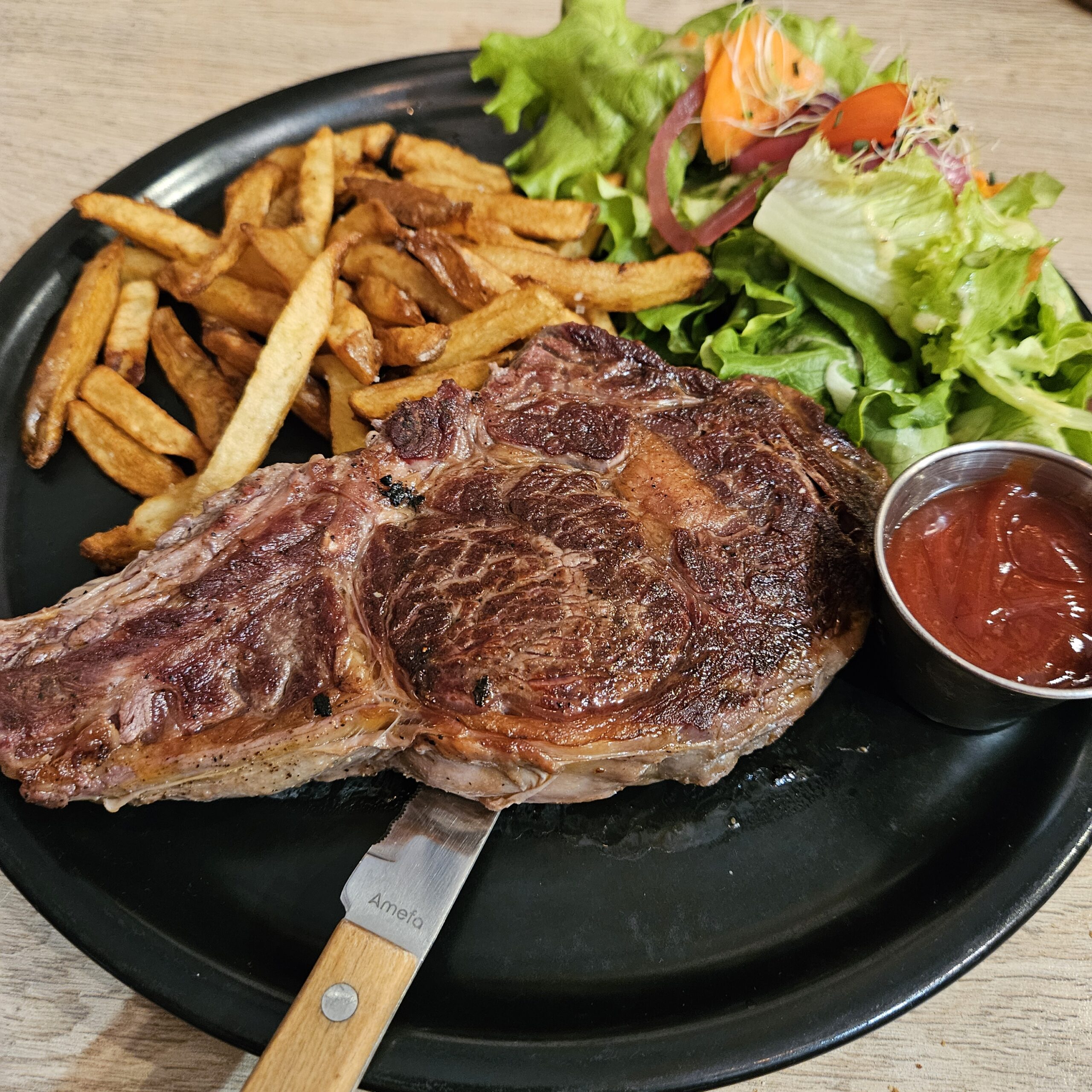 cote de boeuf au fumoir